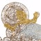4.5ft. Crystal Splendor Nativity Set with 150 Mini Clear Lights